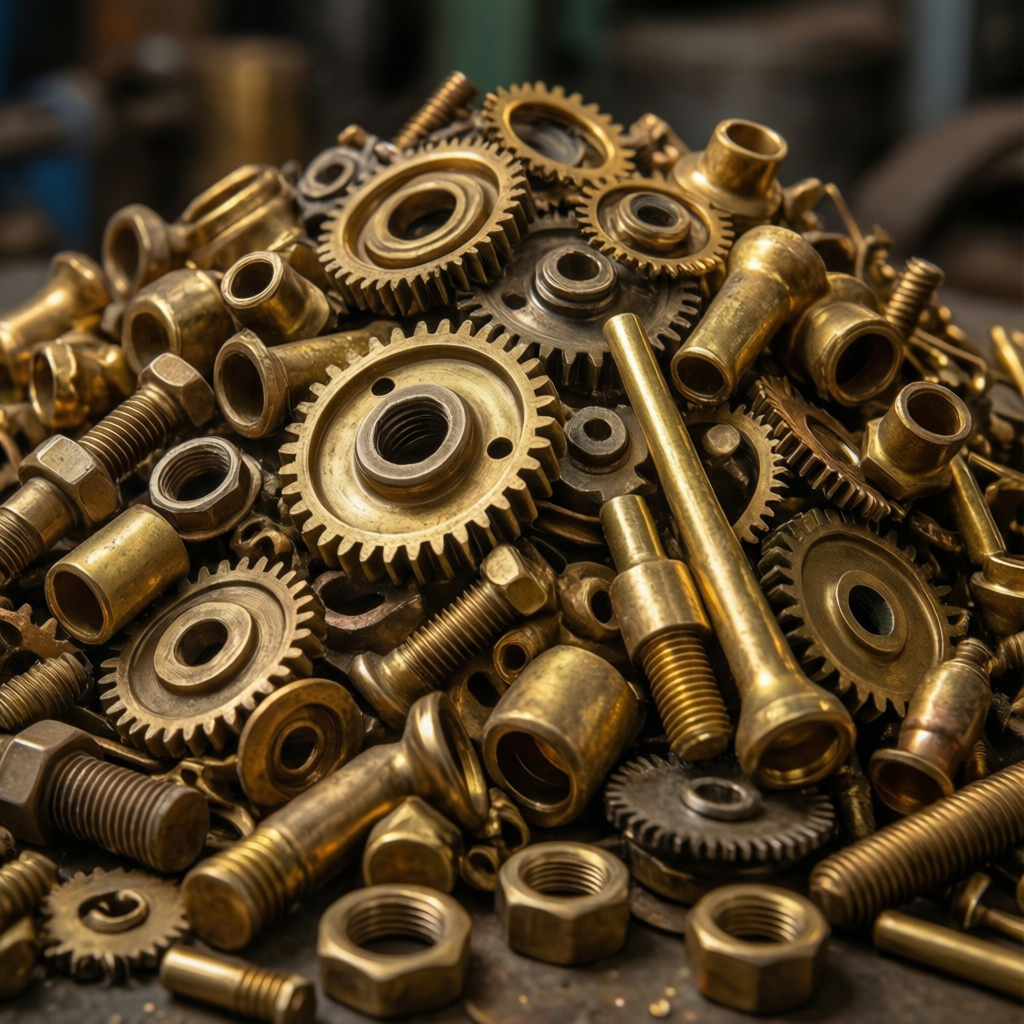 Brass scrap metal